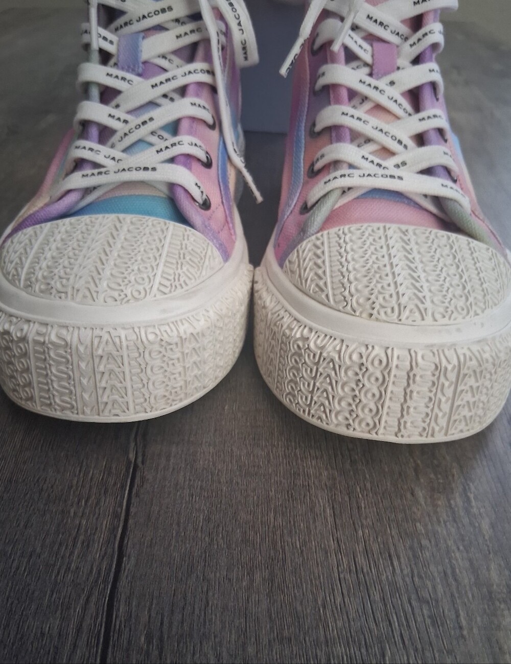 🩷NEW Marc Jacobs Airbrush Canvas Sneakers - Picture 11 of 13